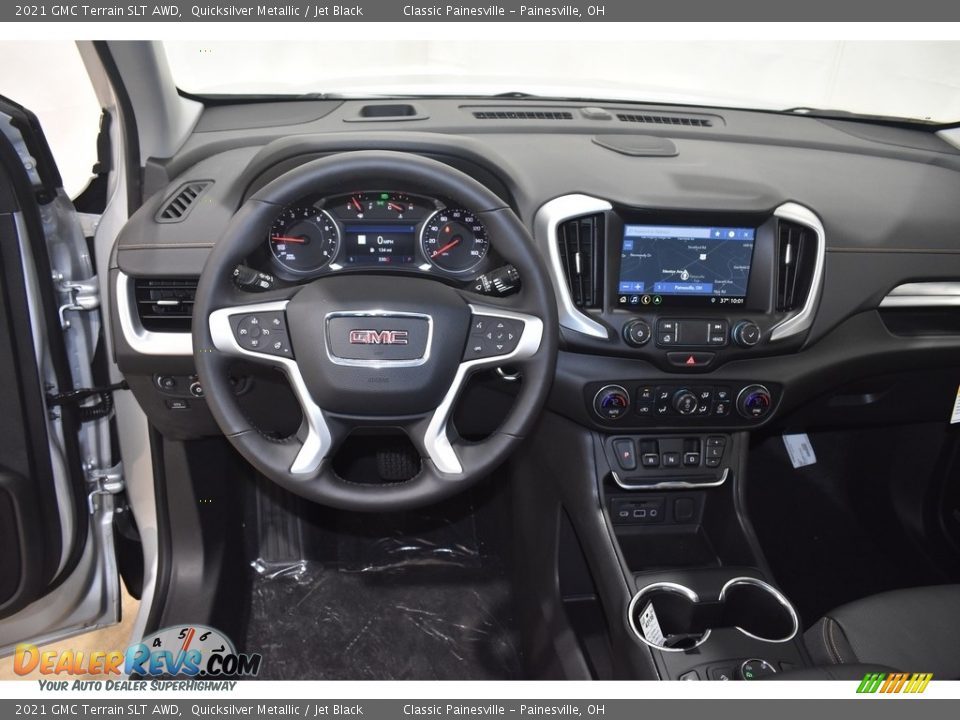 2021 GMC Terrain SLT AWD Quicksilver Metallic / Jet Black Photo #10