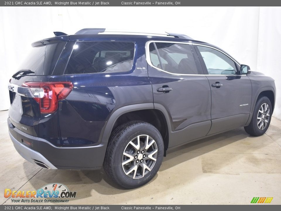 2021 GMC Acadia SLE AWD Midnight Blue Metallic / Jet Black Photo #2