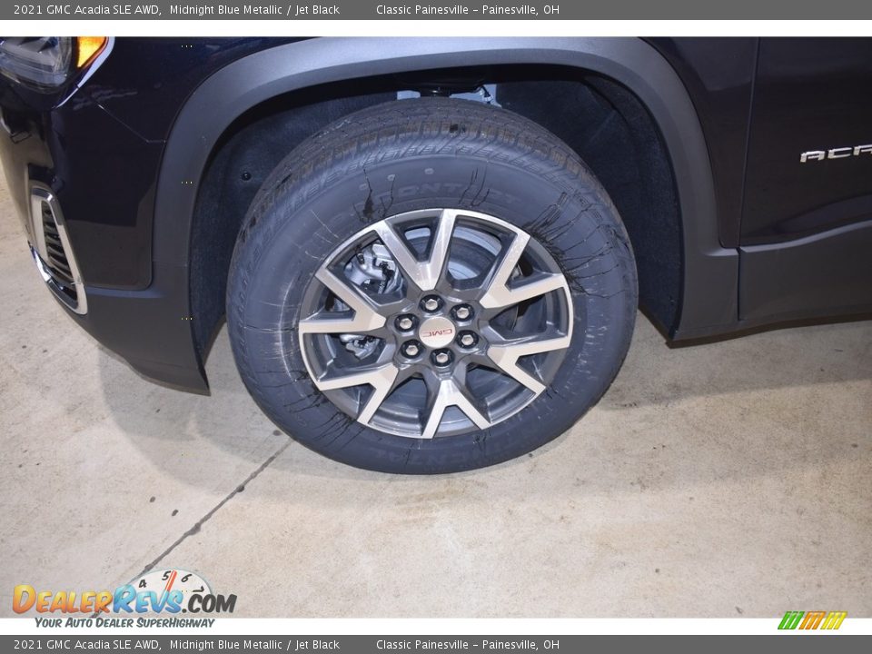 2021 GMC Acadia SLE AWD Midnight Blue Metallic / Jet Black Photo #5