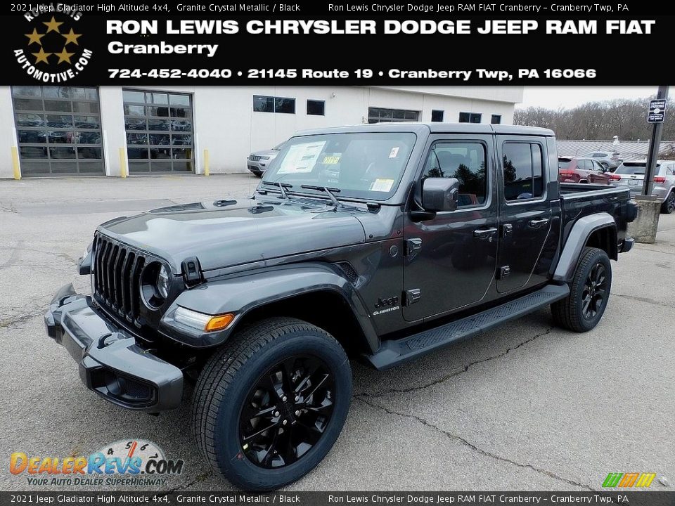 2021 Jeep Gladiator High Altitude 4x4 Granite Crystal Metallic / Black Photo #1