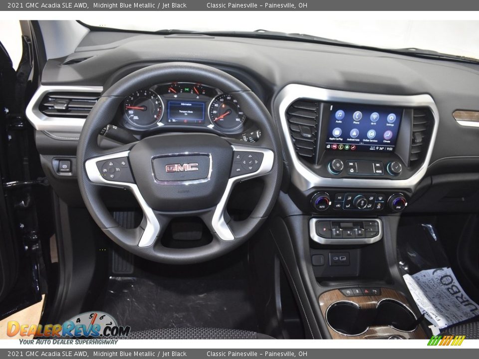 2021 GMC Acadia SLE AWD Midnight Blue Metallic / Jet Black Photo #11