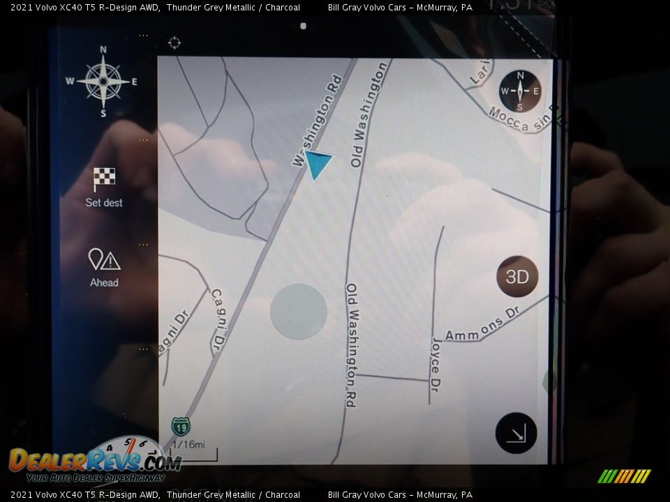 Navigation of 2021 Volvo XC40 T5 R-Design AWD Photo #13