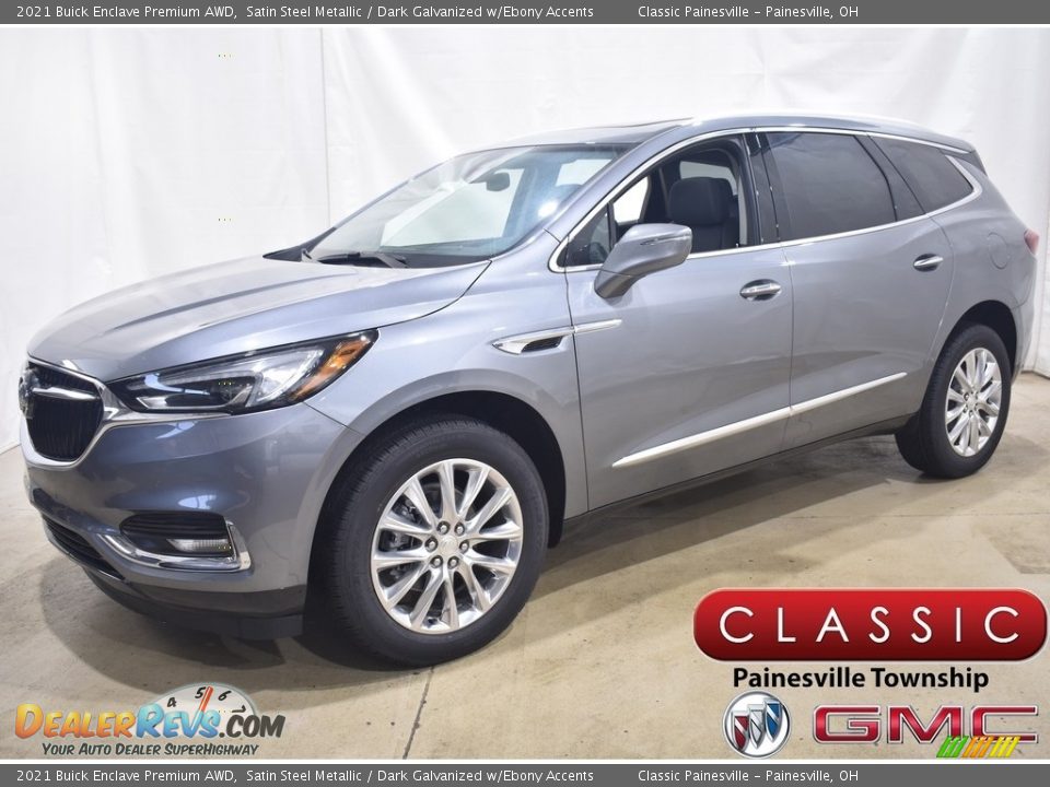 2021 Buick Enclave Premium AWD Satin Steel Metallic / Dark Galvanized w/Ebony Accents Photo #1