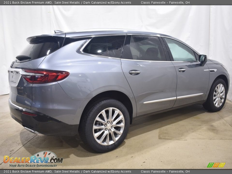 Satin Steel Metallic 2021 Buick Enclave Premium AWD Photo #2