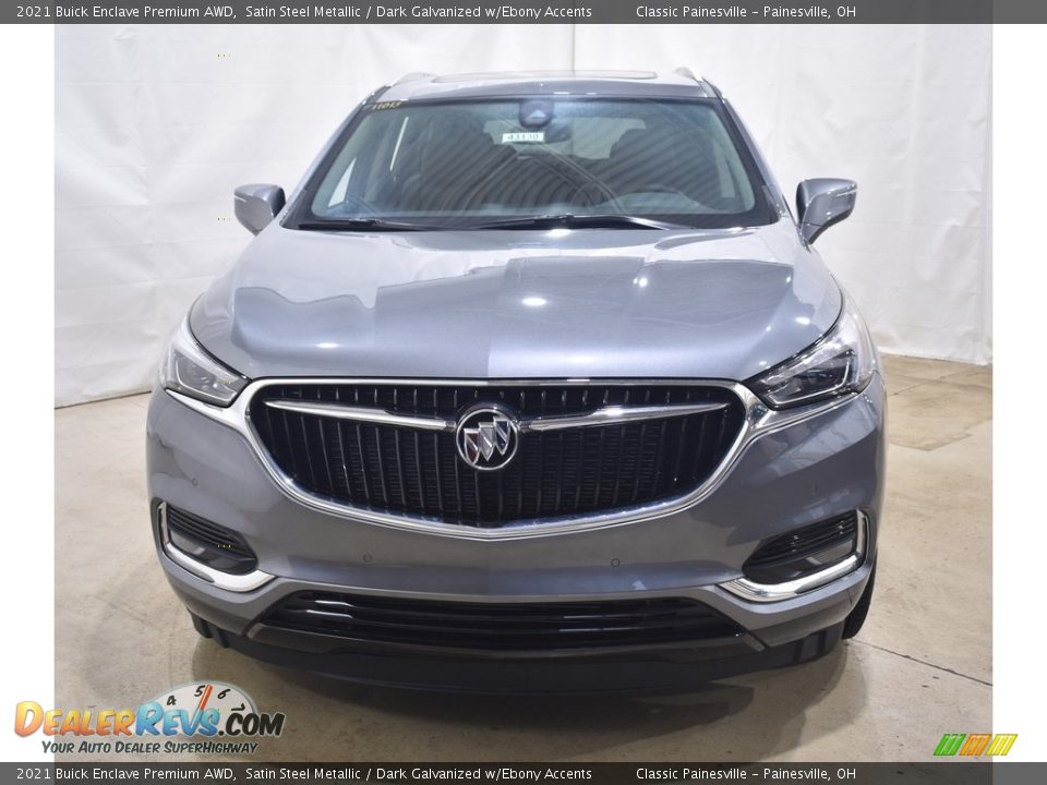 2021 Buick Enclave Premium AWD Satin Steel Metallic / Dark Galvanized w/Ebony Accents Photo #4