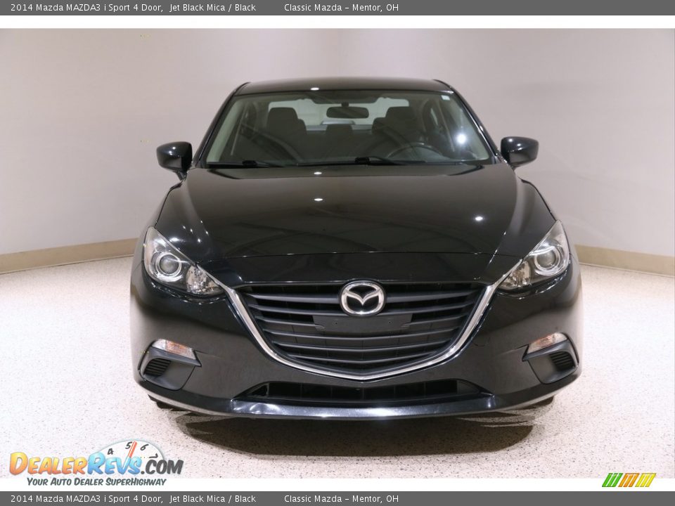 2014 Mazda MAZDA3 i Sport 4 Door Jet Black Mica / Black Photo #2