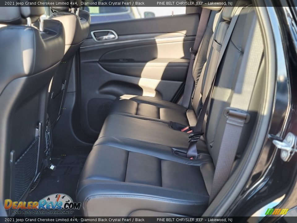 2021 Jeep Grand Cherokee Limited 4x4 Diamond Black Crystal Pearl / Black Photo #9
