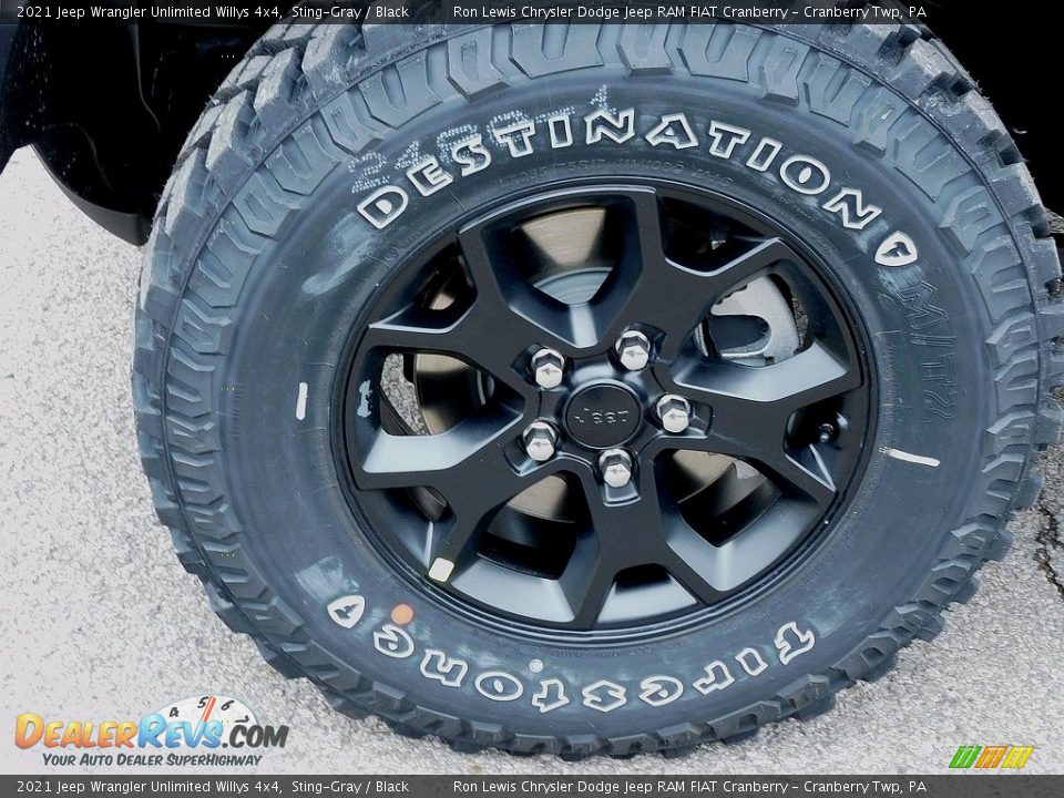 2021 Jeep Wrangler Unlimited Willys 4x4 Wheel Photo #10