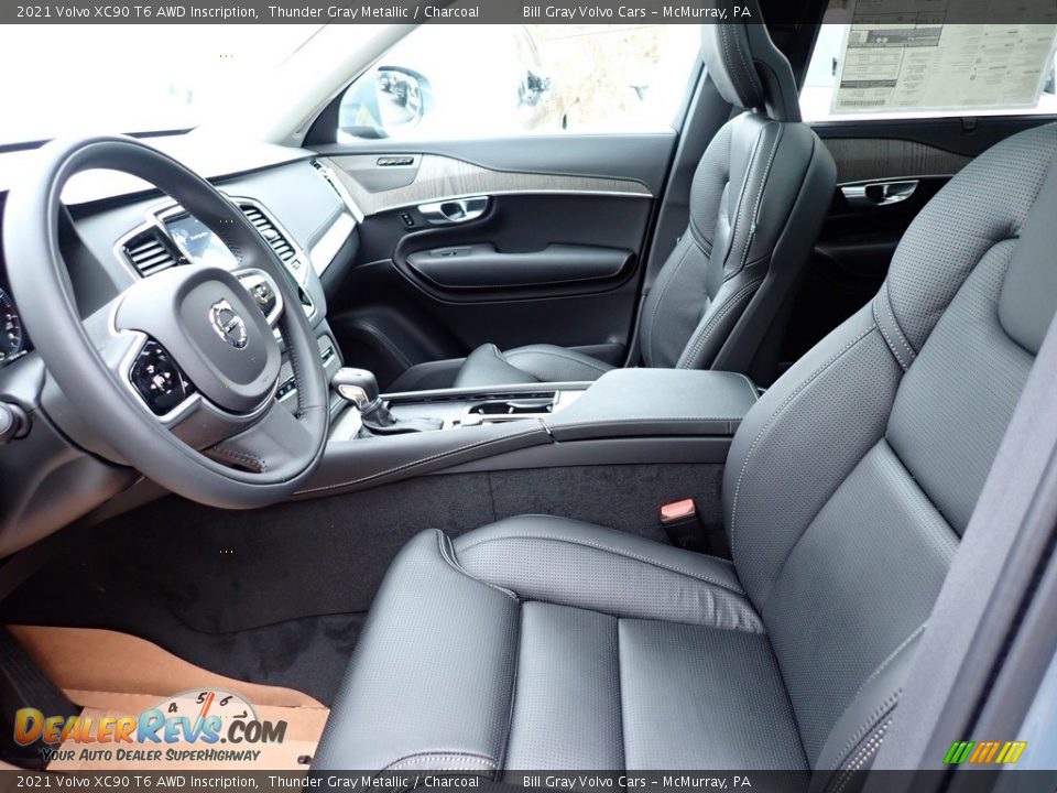Front Seat of 2021 Volvo XC90 T6 AWD Inscription Photo #7