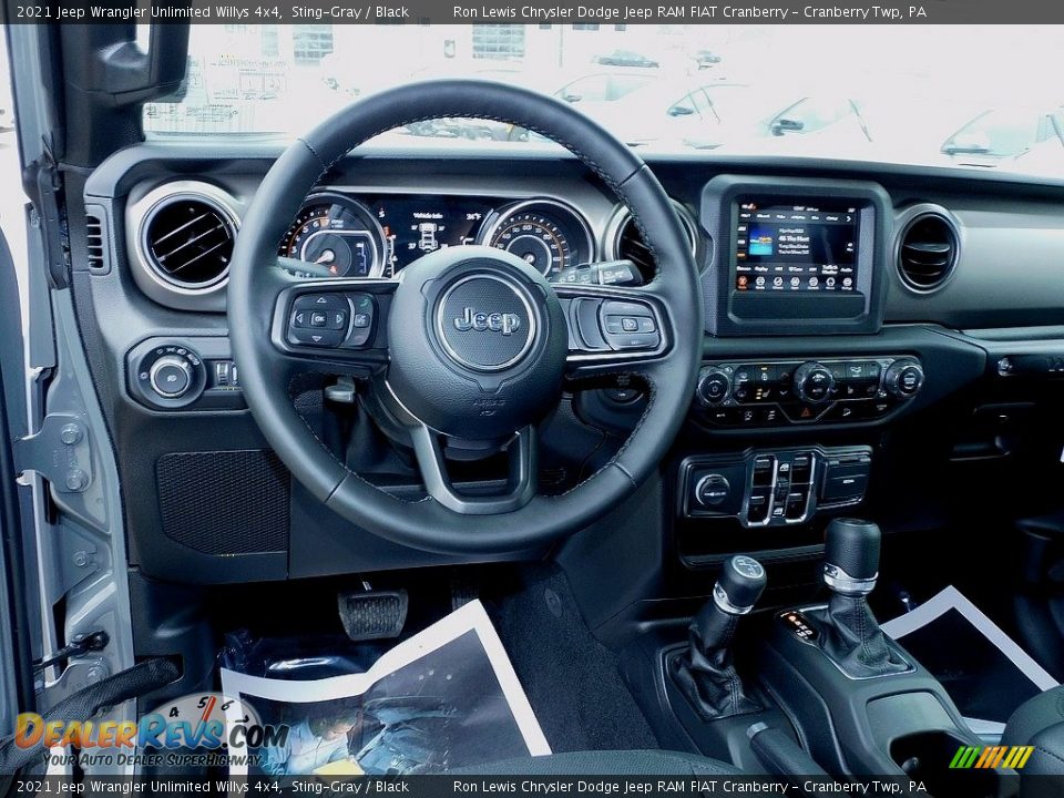 2021 Jeep Wrangler Unlimited Willys 4x4 Sting-Gray / Black Photo #13