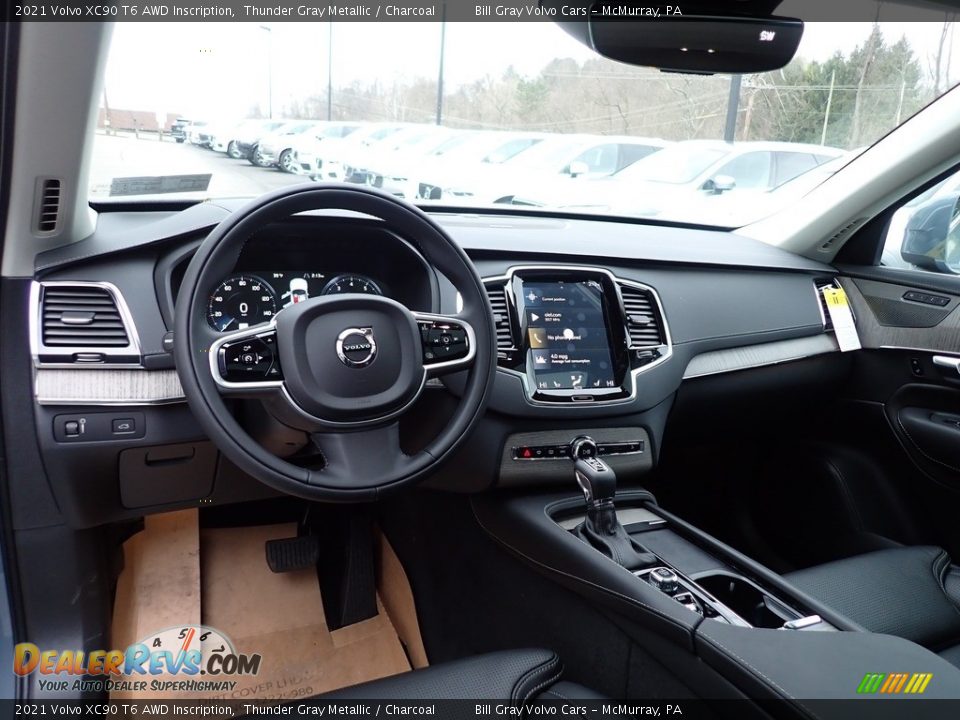 Dashboard of 2021 Volvo XC90 T6 AWD Inscription Photo #9