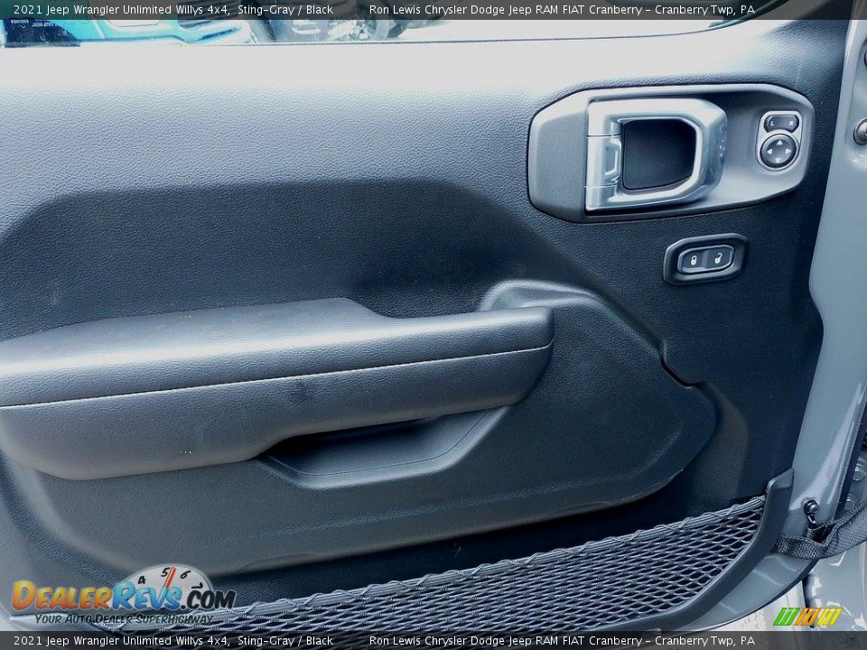2021 Jeep Wrangler Unlimited Willys 4x4 Sting-Gray / Black Photo #14
