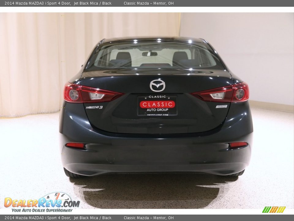 2014 Mazda MAZDA3 i Sport 4 Door Jet Black Mica / Black Photo #16