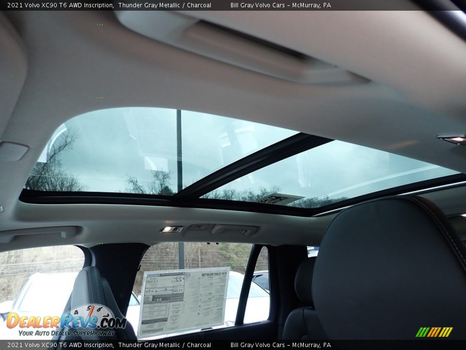 Sunroof of 2021 Volvo XC90 T6 AWD Inscription Photo #12