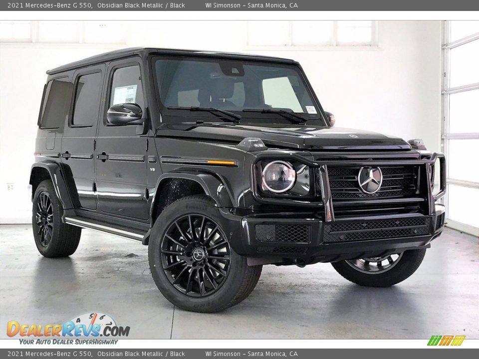 2021 Mercedes-Benz G 550 Obsidian Black Metallic / Black Photo #12
