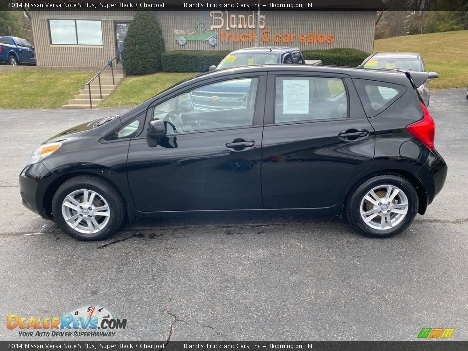 2014 Nissan Versa Note S Plus Super Black / Charcoal Photo #1