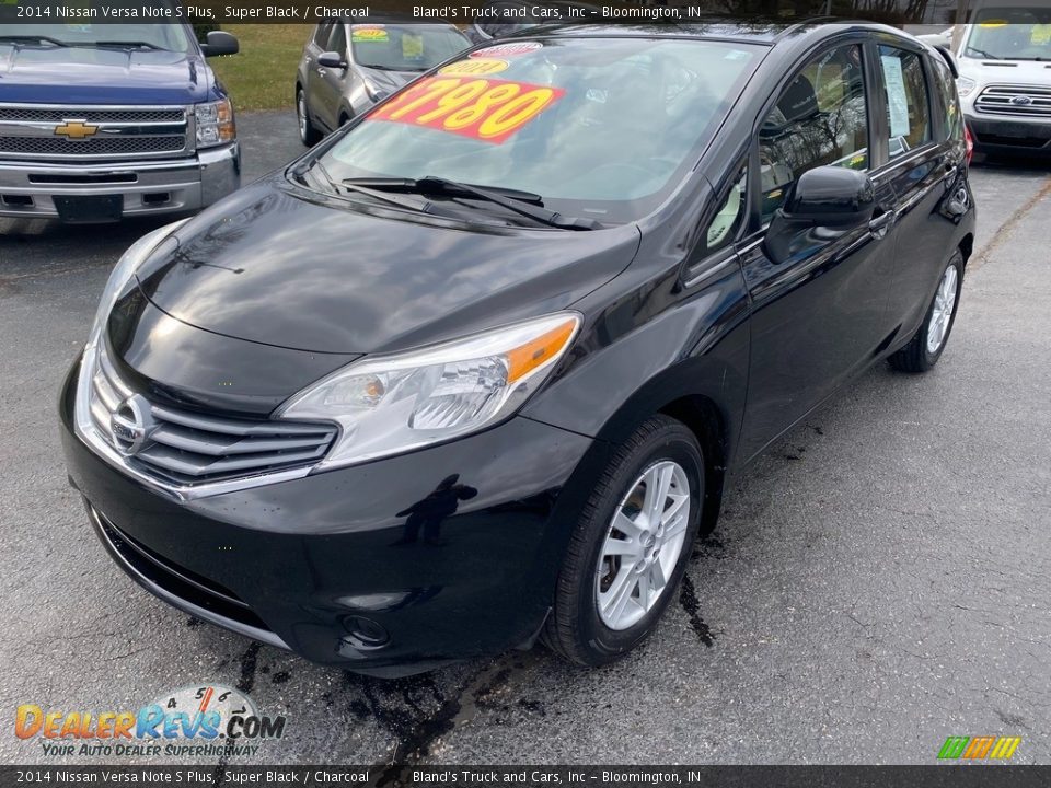 2014 Nissan Versa Note S Plus Super Black / Charcoal Photo #2