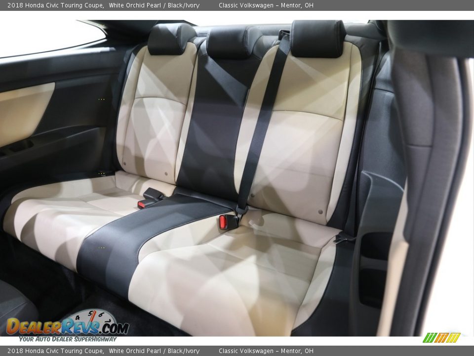 Rear Seat of 2018 Honda Civic Touring Coupe Photo #17