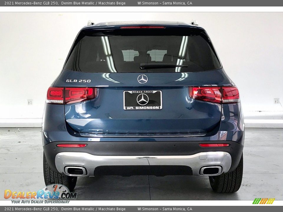 2021 Mercedes-Benz GLB 250 Denim Blue Metallic / Macchiato Beige Photo #3