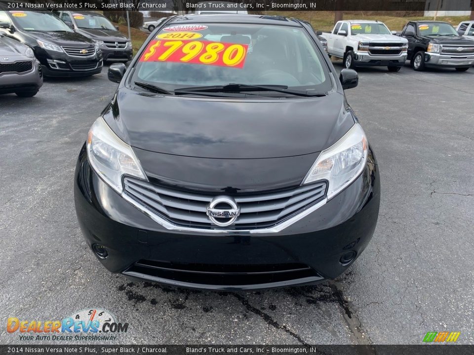 2014 Nissan Versa Note S Plus Super Black / Charcoal Photo #3