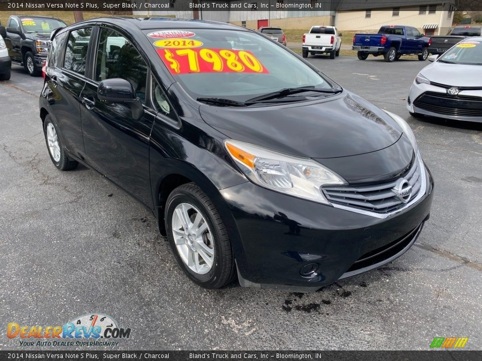 2014 Nissan Versa Note S Plus Super Black / Charcoal Photo #4