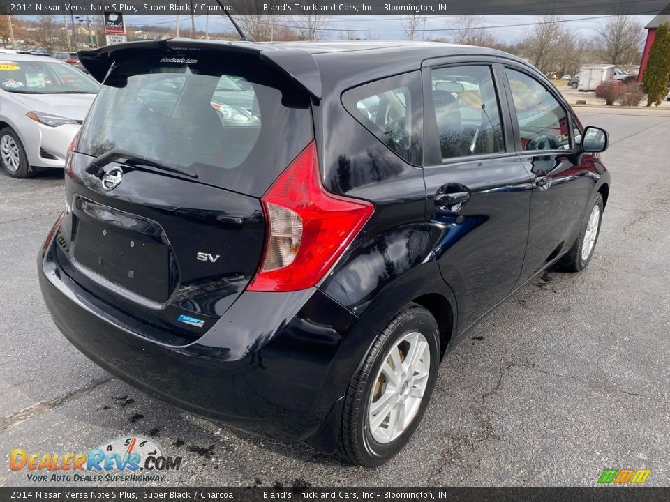 2014 Nissan Versa Note S Plus Super Black / Charcoal Photo #6