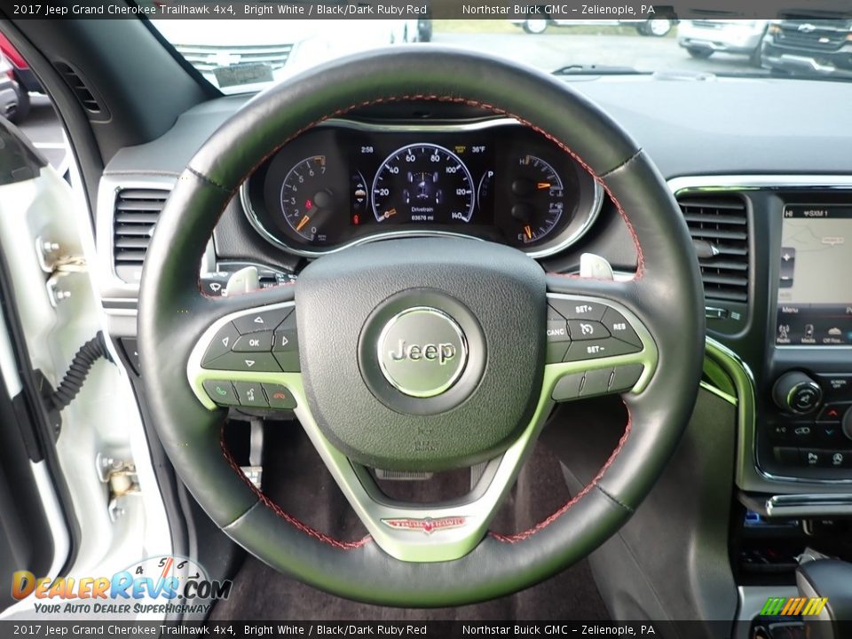 2017 Jeep Grand Cherokee Trailhawk 4x4 Steering Wheel Photo #22