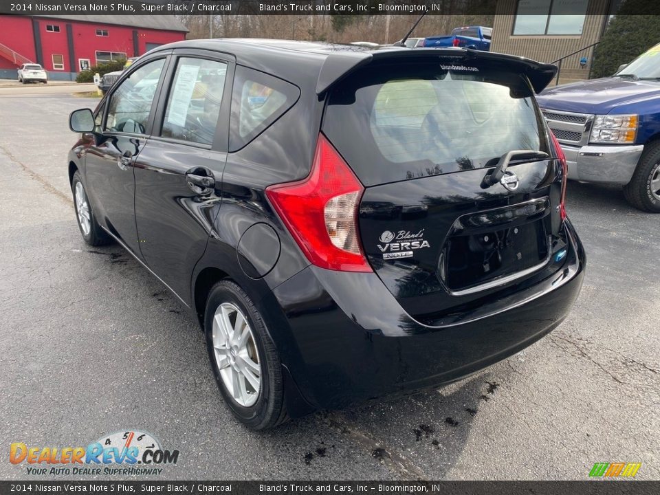 2014 Nissan Versa Note S Plus Super Black / Charcoal Photo #8