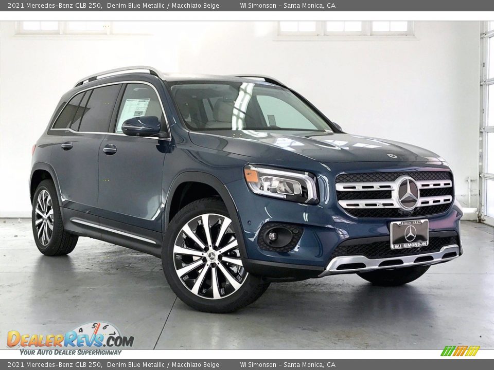 2021 Mercedes-Benz GLB 250 Denim Blue Metallic / Macchiato Beige Photo #12