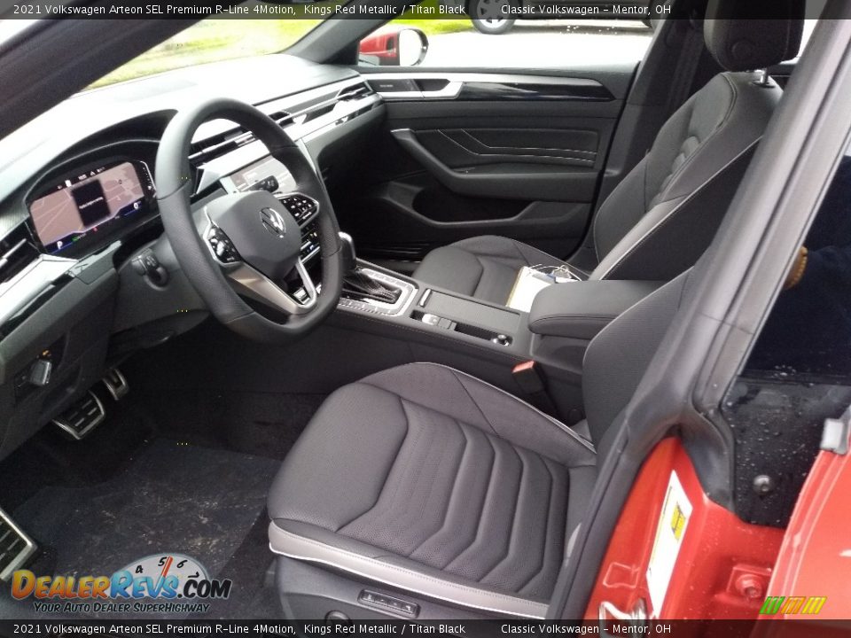 Titan Black Interior - 2021 Volkswagen Arteon SEL Premium R-Line 4Motion Photo #4