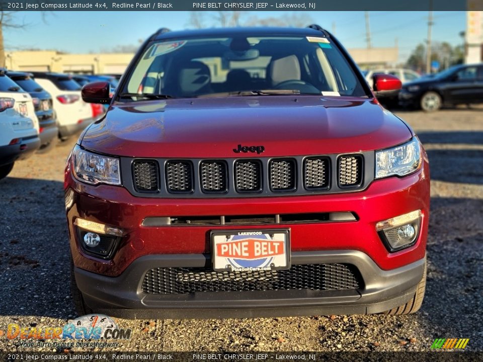 2021 Jeep Compass Latitude 4x4 Redline Pearl / Black Photo #3