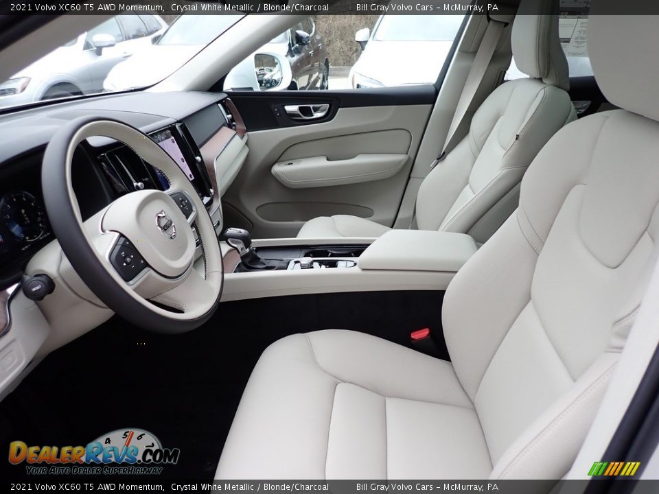 Front Seat of 2021 Volvo XC60 T5 AWD Momentum Photo #7