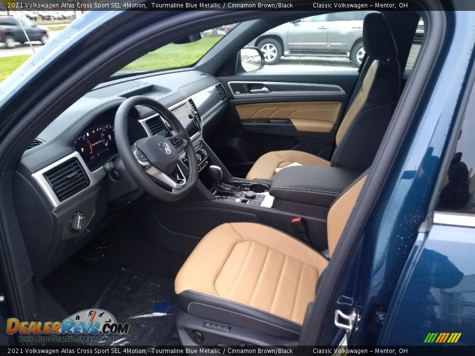 Cinnamon Brown/Black Interior - 2021 Volkswagen Atlas Cross Sport SEL 4Motion Photo #4
