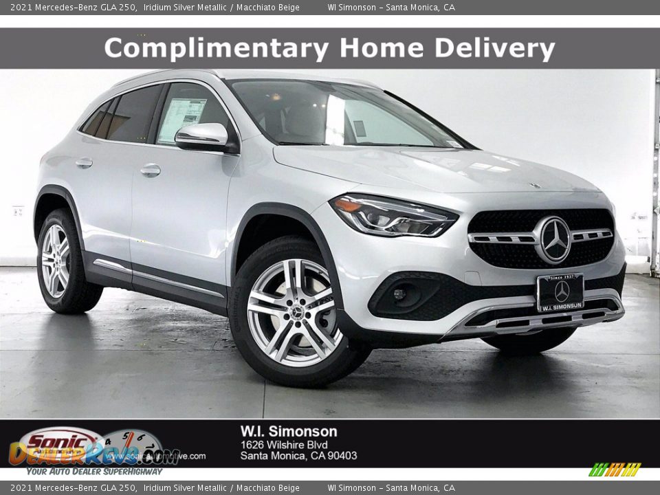 2021 Mercedes-Benz GLA 250 Iridium Silver Metallic / Macchiato Beige Photo #1