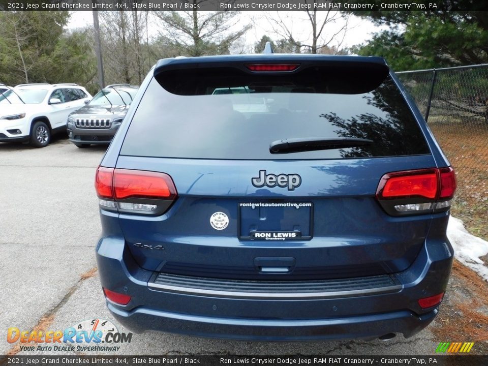 2021 Jeep Grand Cherokee Limited 4x4 Slate Blue Pearl / Black Photo #5