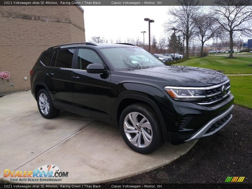 Racing Green 2021 Volkswagen Atlas SE 4Motion Photo #1