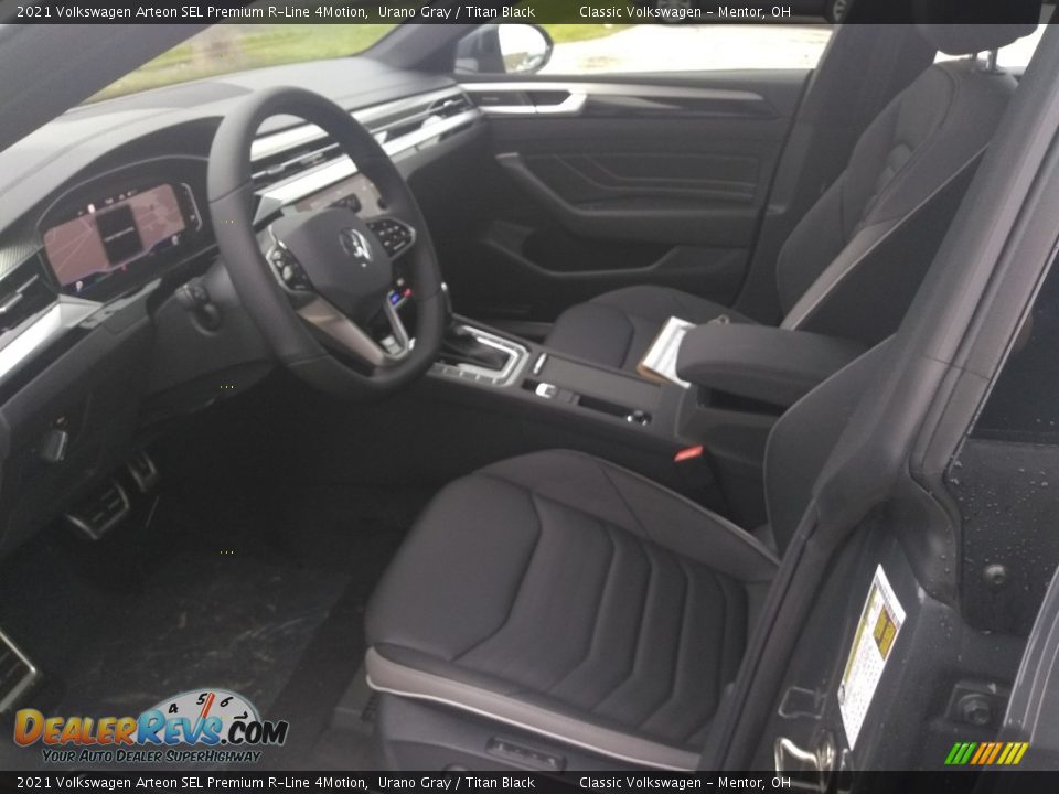 Titan Black Interior - 2021 Volkswagen Arteon SEL Premium R-Line 4Motion Photo #4