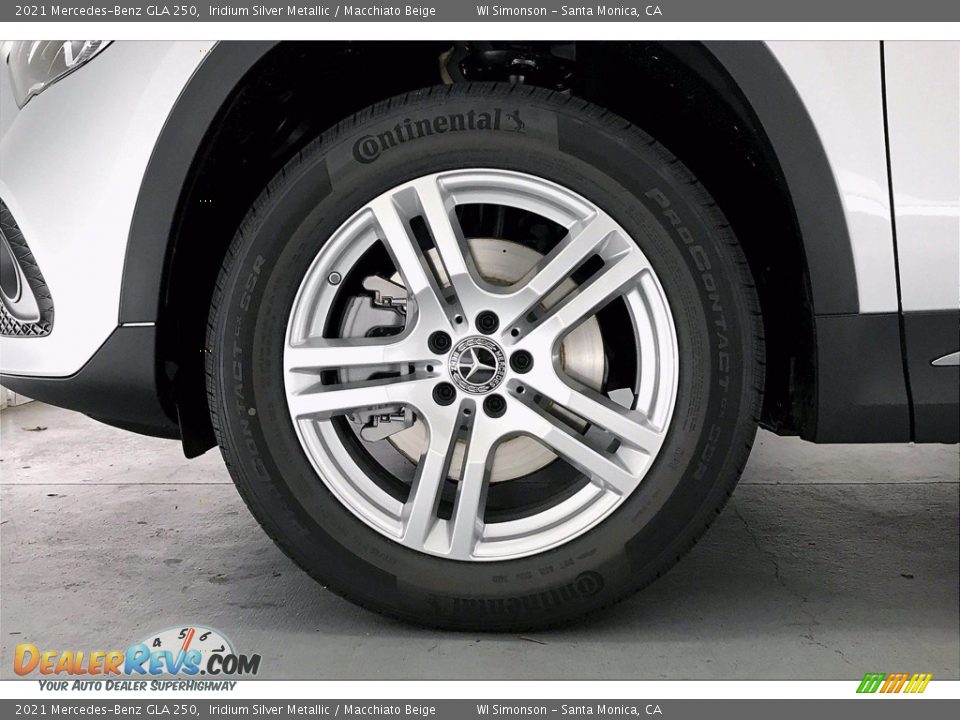 2021 Mercedes-Benz GLA 250 Iridium Silver Metallic / Macchiato Beige Photo #9