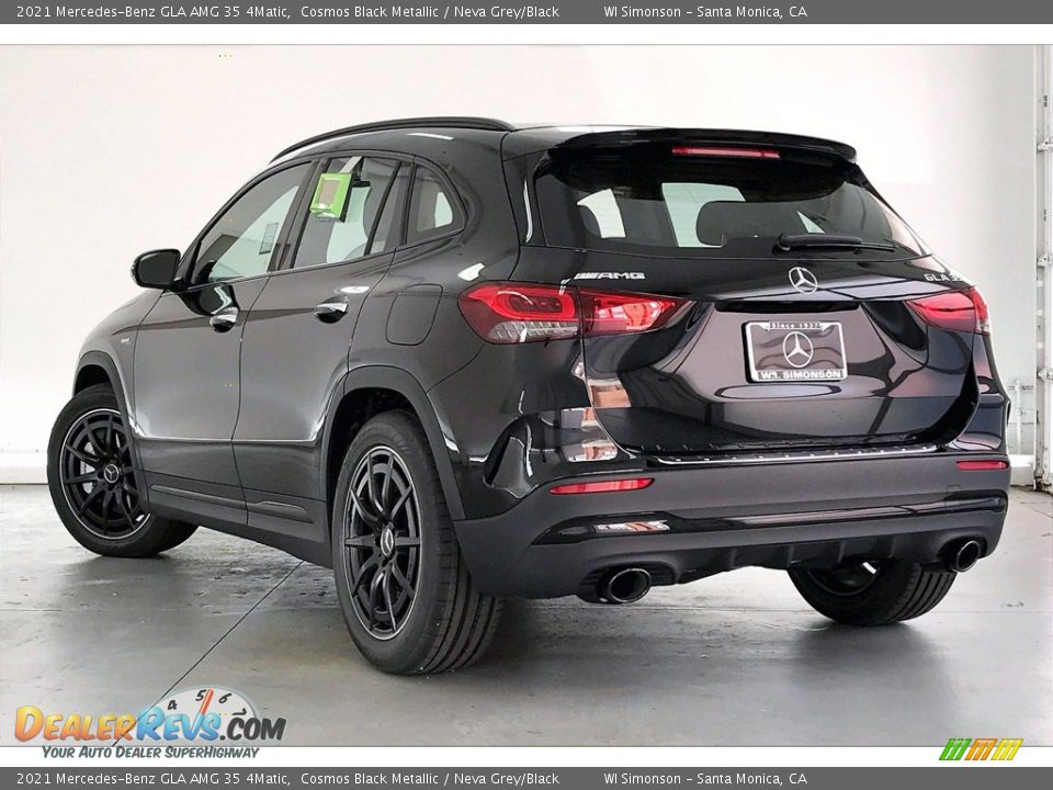 2021 Mercedes-Benz GLA AMG 35 4Matic Cosmos Black Metallic / Neva Grey/Black Photo #2