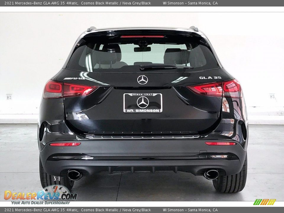 2021 Mercedes-Benz GLA AMG 35 4Matic Cosmos Black Metallic / Neva Grey/Black Photo #3