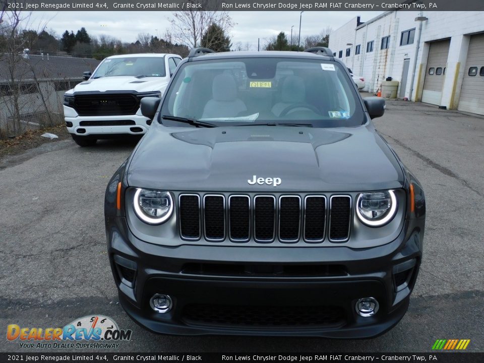 2021 Jeep Renegade Limited 4x4 Granite Crystal Metallic / Black Photo #2