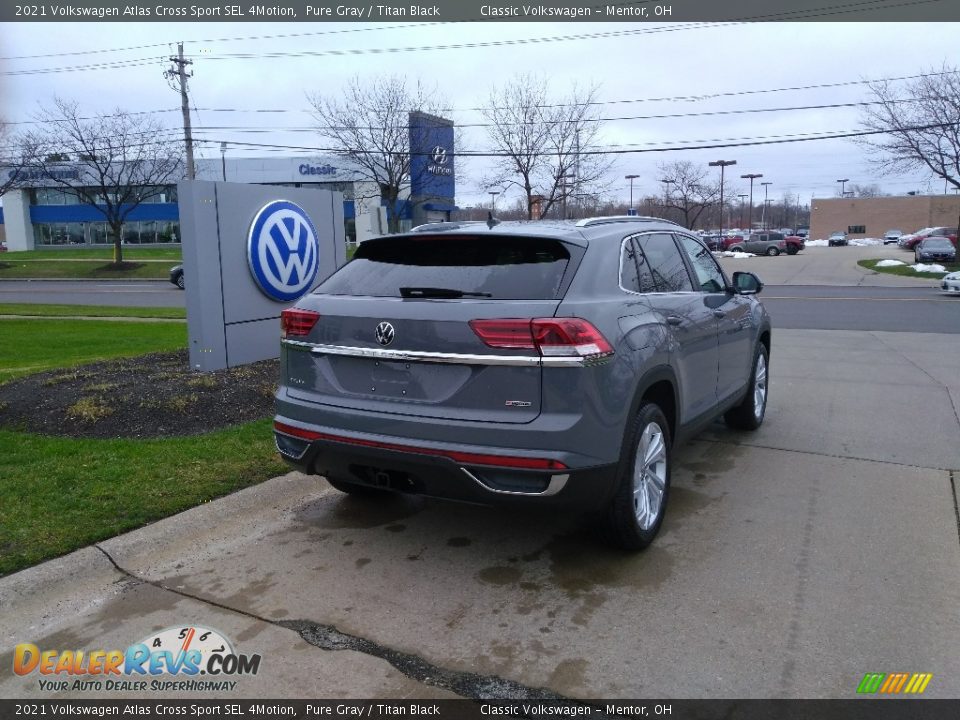 2021 Volkswagen Atlas Cross Sport SEL 4Motion Pure Gray / Titan Black Photo #2