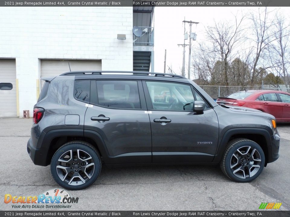 2021 Jeep Renegade Limited 4x4 Granite Crystal Metallic / Black Photo #4