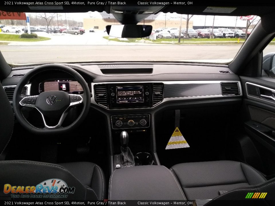 2021 Volkswagen Atlas Cross Sport SEL 4Motion Pure Gray / Titan Black Photo #3