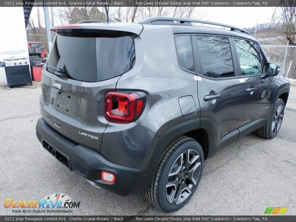 2021 Jeep Renegade Limited 4x4 Granite Crystal Metallic / Black Photo #5