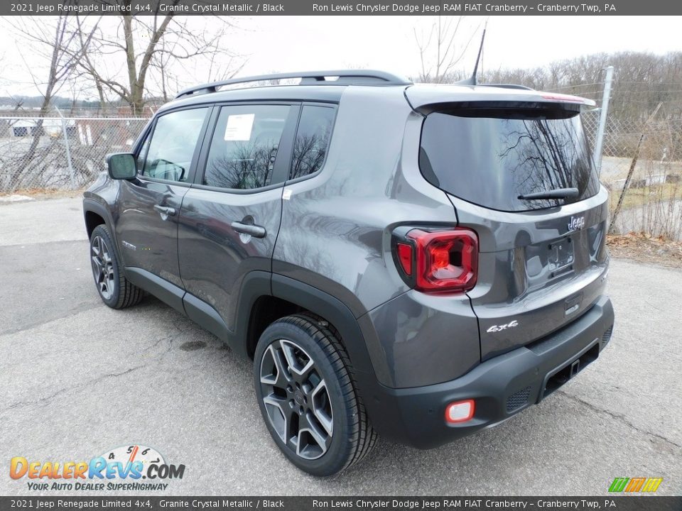 2021 Jeep Renegade Limited 4x4 Granite Crystal Metallic / Black Photo #8