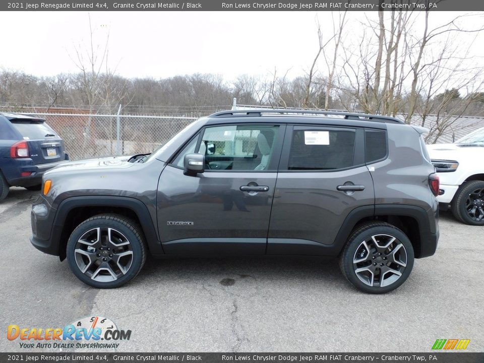 2021 Jeep Renegade Limited 4x4 Granite Crystal Metallic / Black Photo #9