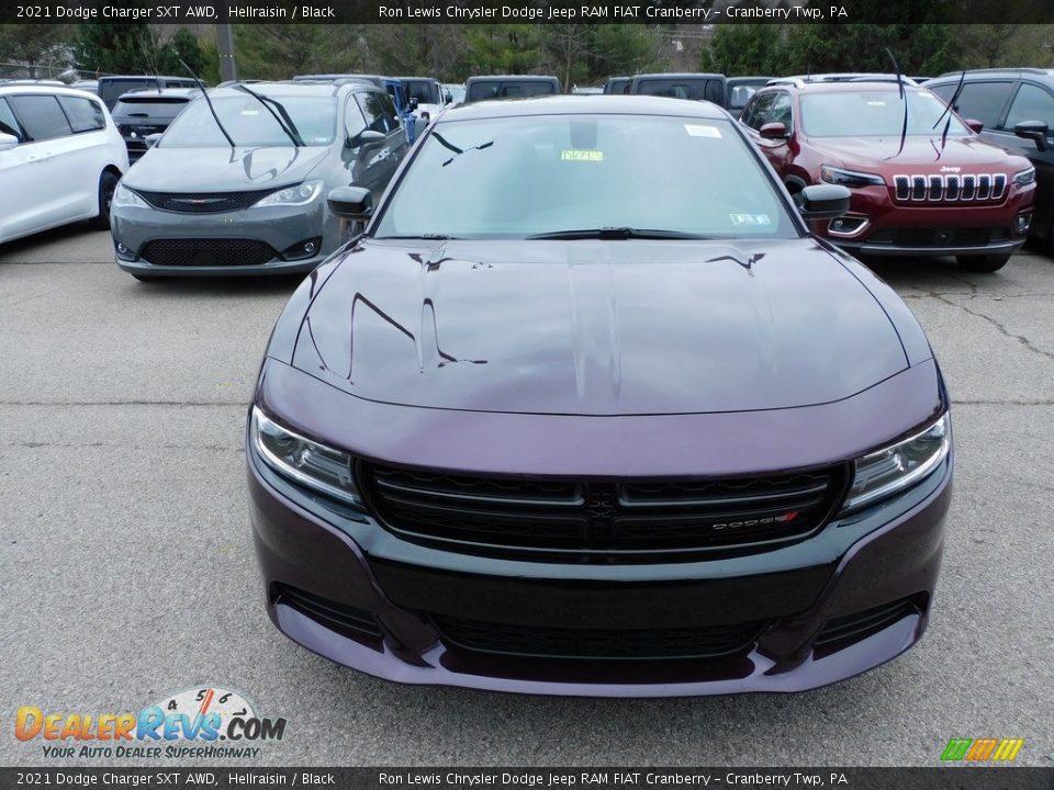 2021 Dodge Charger SXT AWD Hellraisin / Black Photo #2