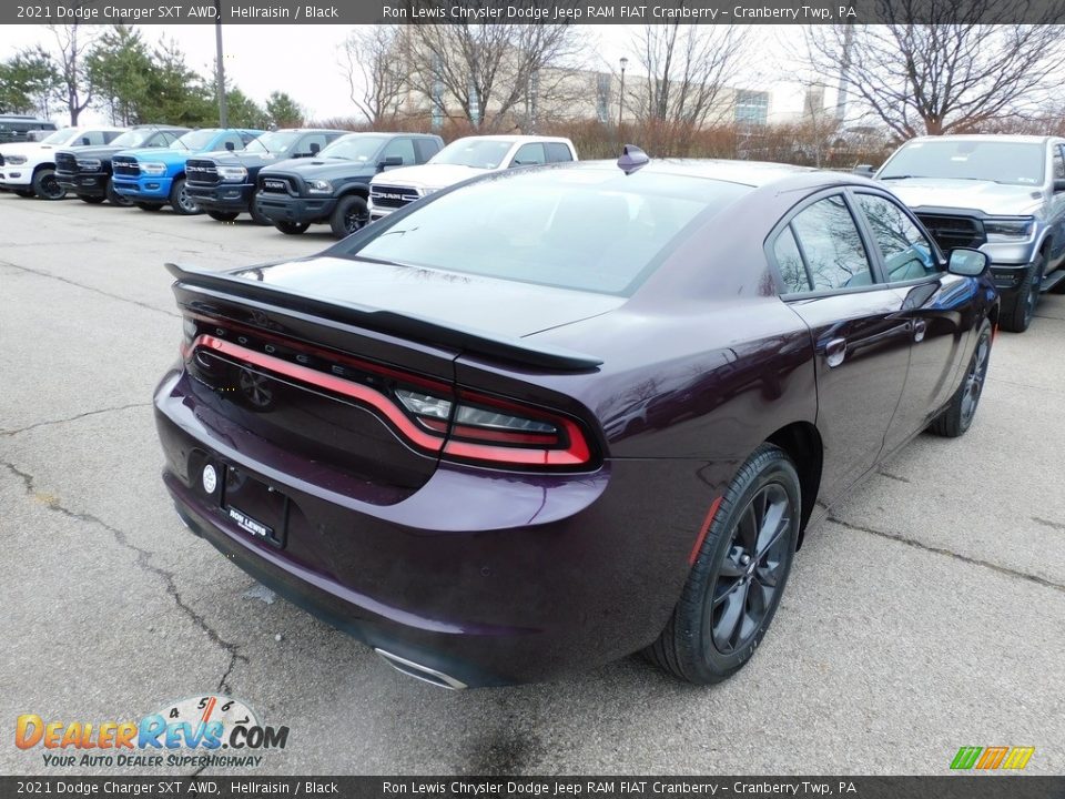 2021 Dodge Charger SXT AWD Hellraisin / Black Photo #5