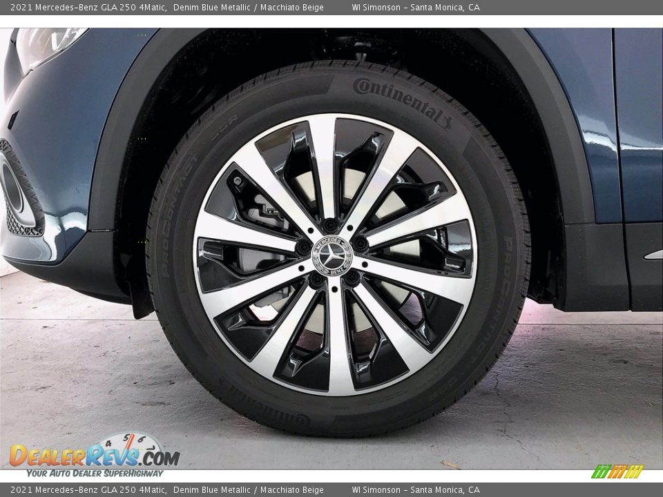 2021 Mercedes-Benz GLA 250 4Matic Denim Blue Metallic / Macchiato Beige Photo #9